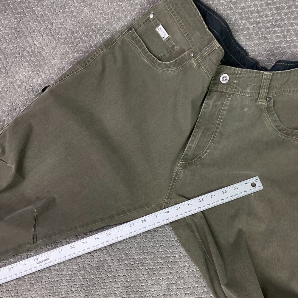Kuhl Revolvr Pants Men's 38 x 32 Fits 38 x 30 Olive Green Hiking Outdoor - Picture 15 of 16
